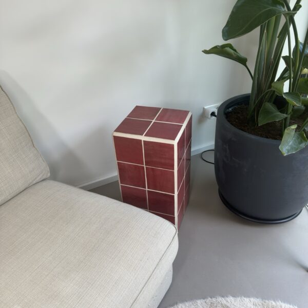 Rode Tegeltafel van Keramiek - Afbeelding 5