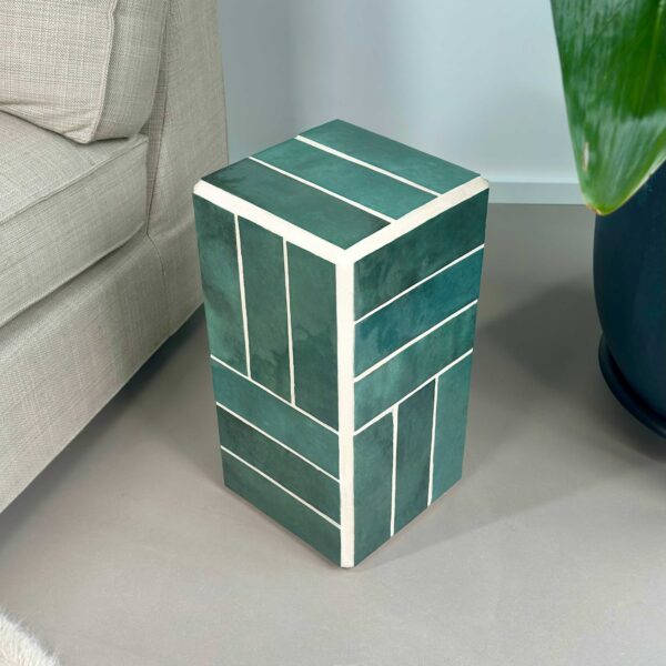 Groene Tegeltafel van Keramiek