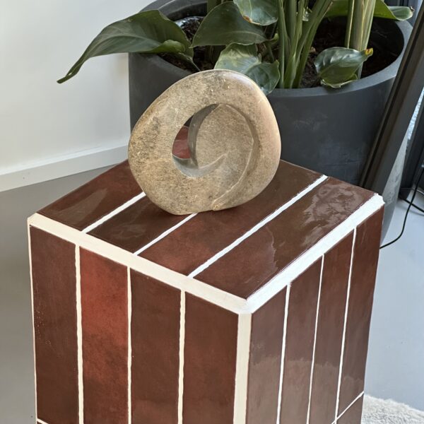 Tegeltafel Gemstone Onyx Rood OP=OP - Afbeelding 2