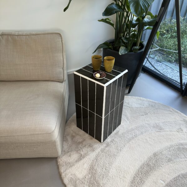 Tegeltafel Gemstone Onyx Zwart Wit - Afbeelding 6