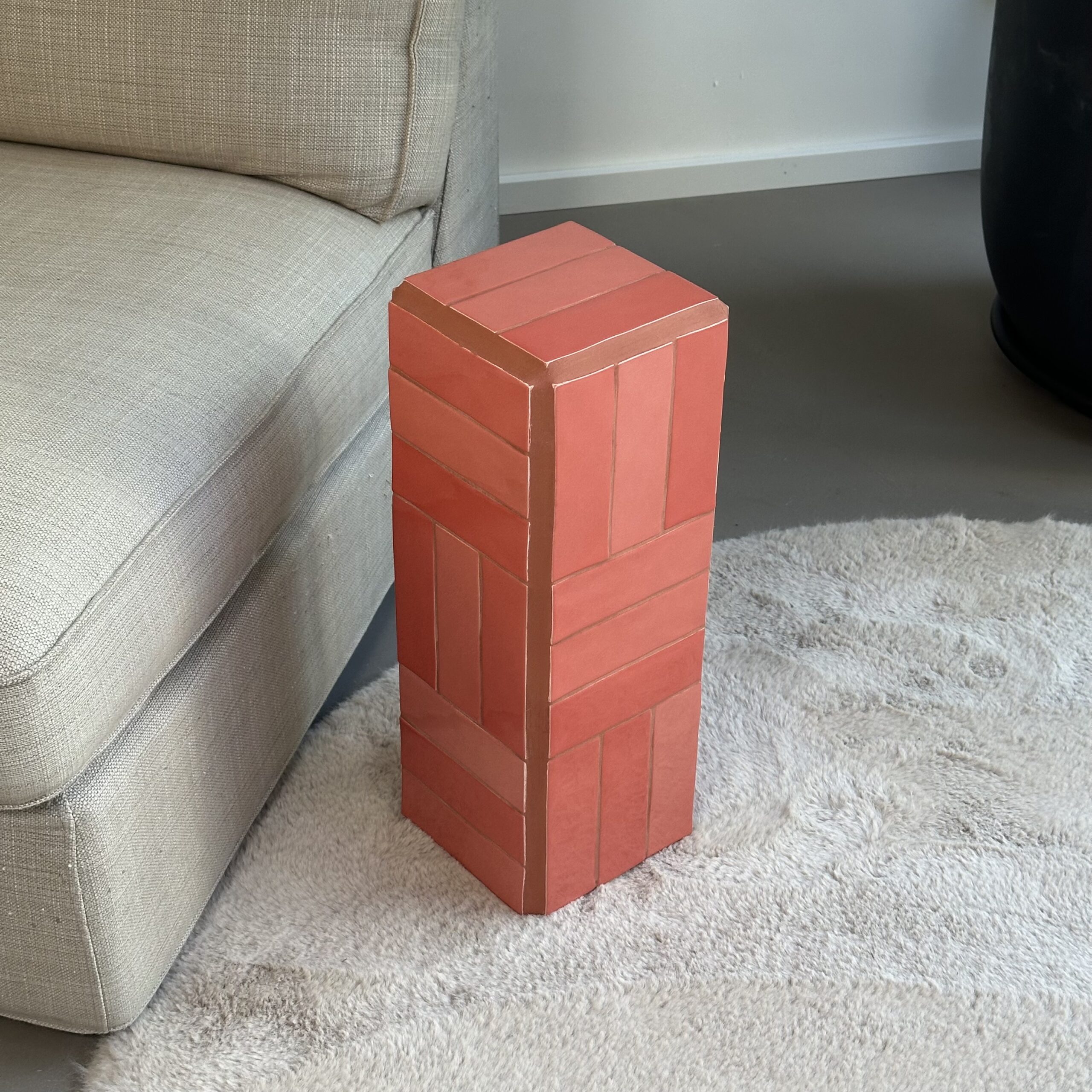 Tegeltafel bijzettafel